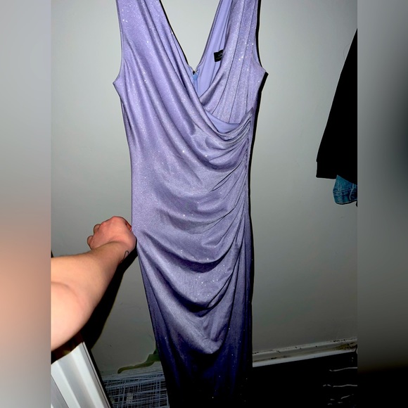 Lavender Sparkly Night Gown from La Chateau - Small - Picture 1 of 4